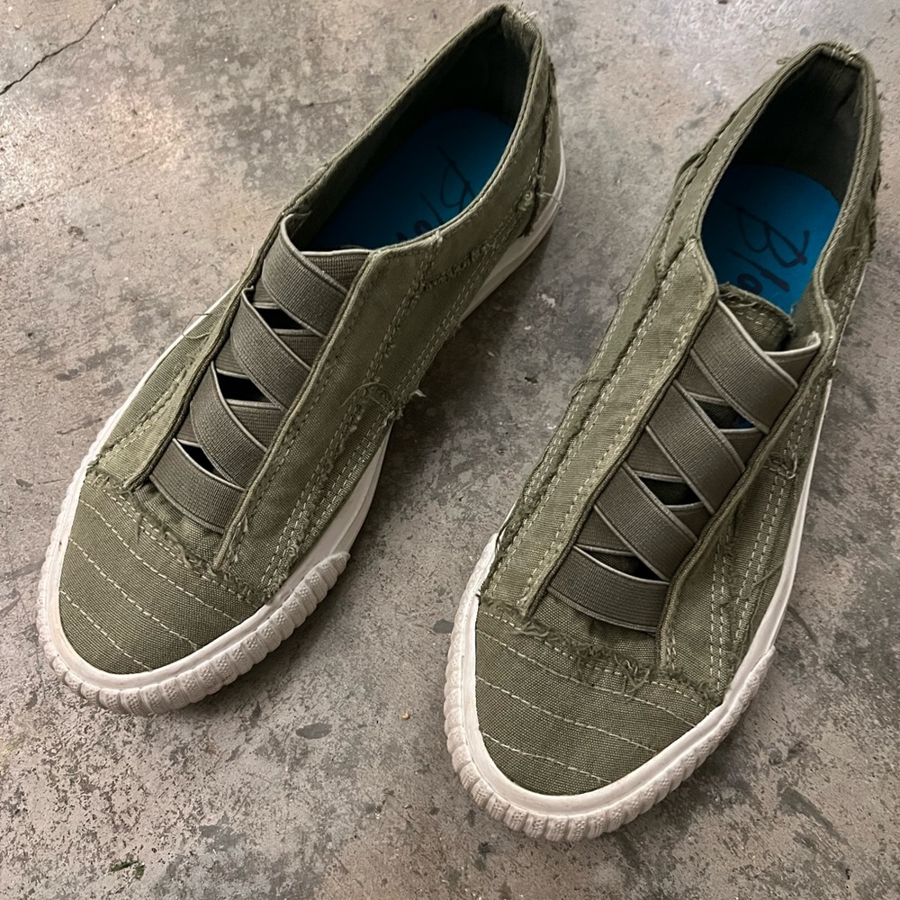Blowfish Green Slip-On Sneakers